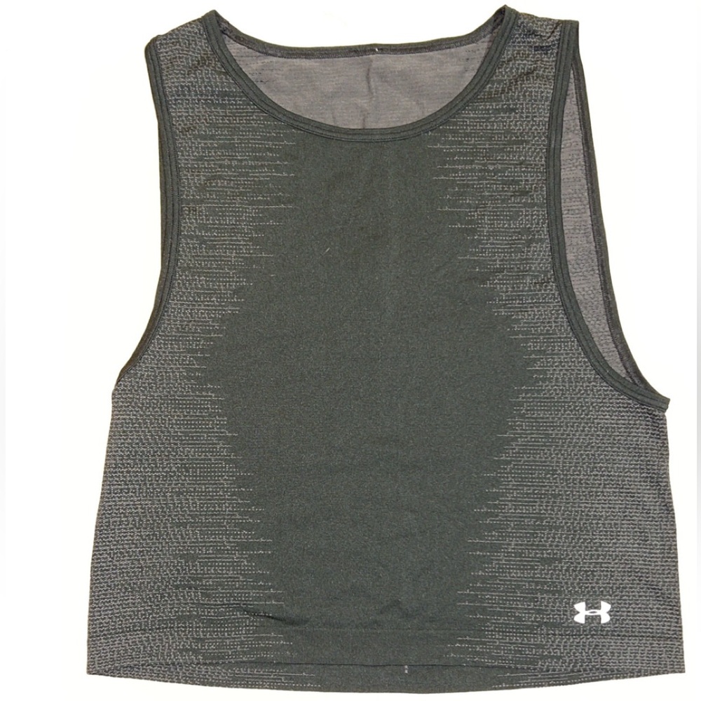 Under Armour Black Cropped Lightweight Performance Tank – Women’s S